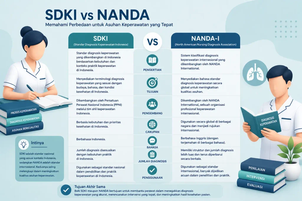Tabel perbandingan SDKI vs NANDA